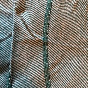 Green striped lululemon size 8 leggings